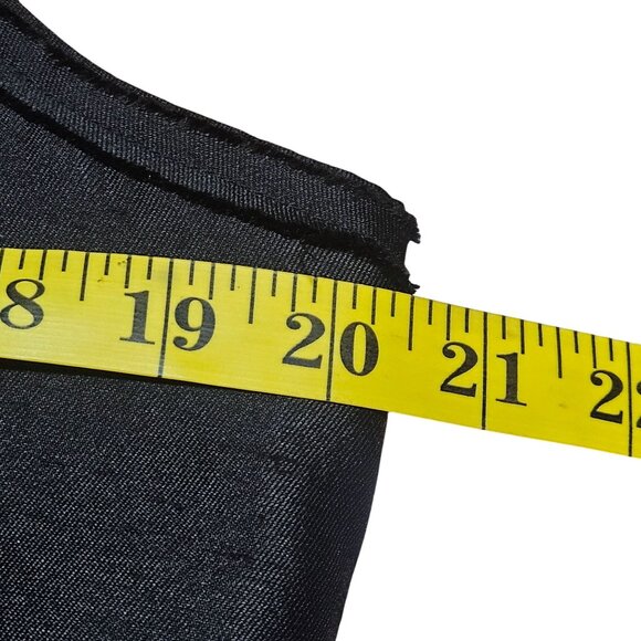 Talbots Dress Black 14P Silk Wool Quiet Luxury Cocktail Classic Office Wear - Picture 12 of 14